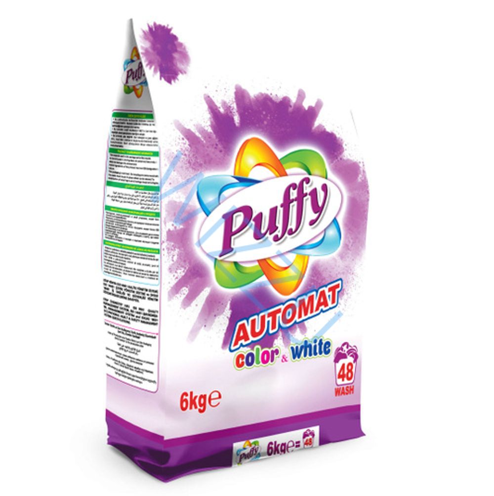 Поршок стиральный  PUFFY  автомат 6кг Color 1уп/3шт