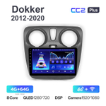 Teyes CC2 Plus 9"для Renault Dokker 2012-2020