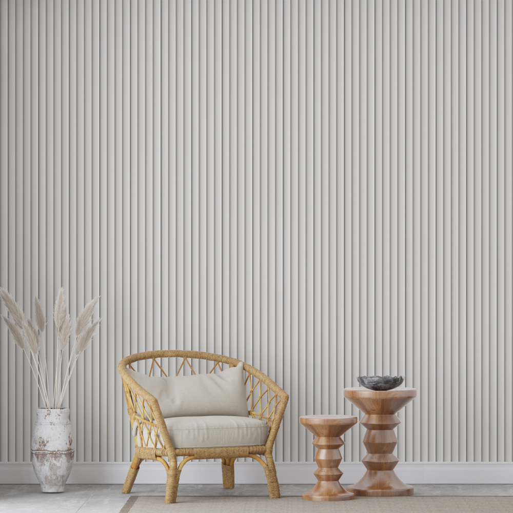 Профиль Старт-Финиш МДФ Stella Wave Standart Белый 2700x55x16 (упак.4шт.)