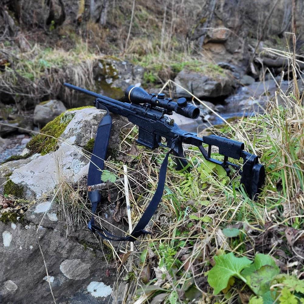 Ложа MG-08 на ВПО-215/183/192/193 Горностай, Регулируемый складной приклад, Композитный стеклопластик, MasterGun