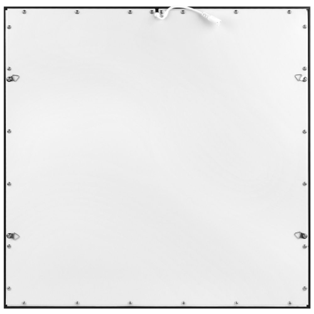 Светодиодная панель ЭРА Грильято SPL-540-B-40K-040 40Вт 4000К 588x588x8 черная без драйвера с ушками ультратонкая | Панели с внешним драйвером