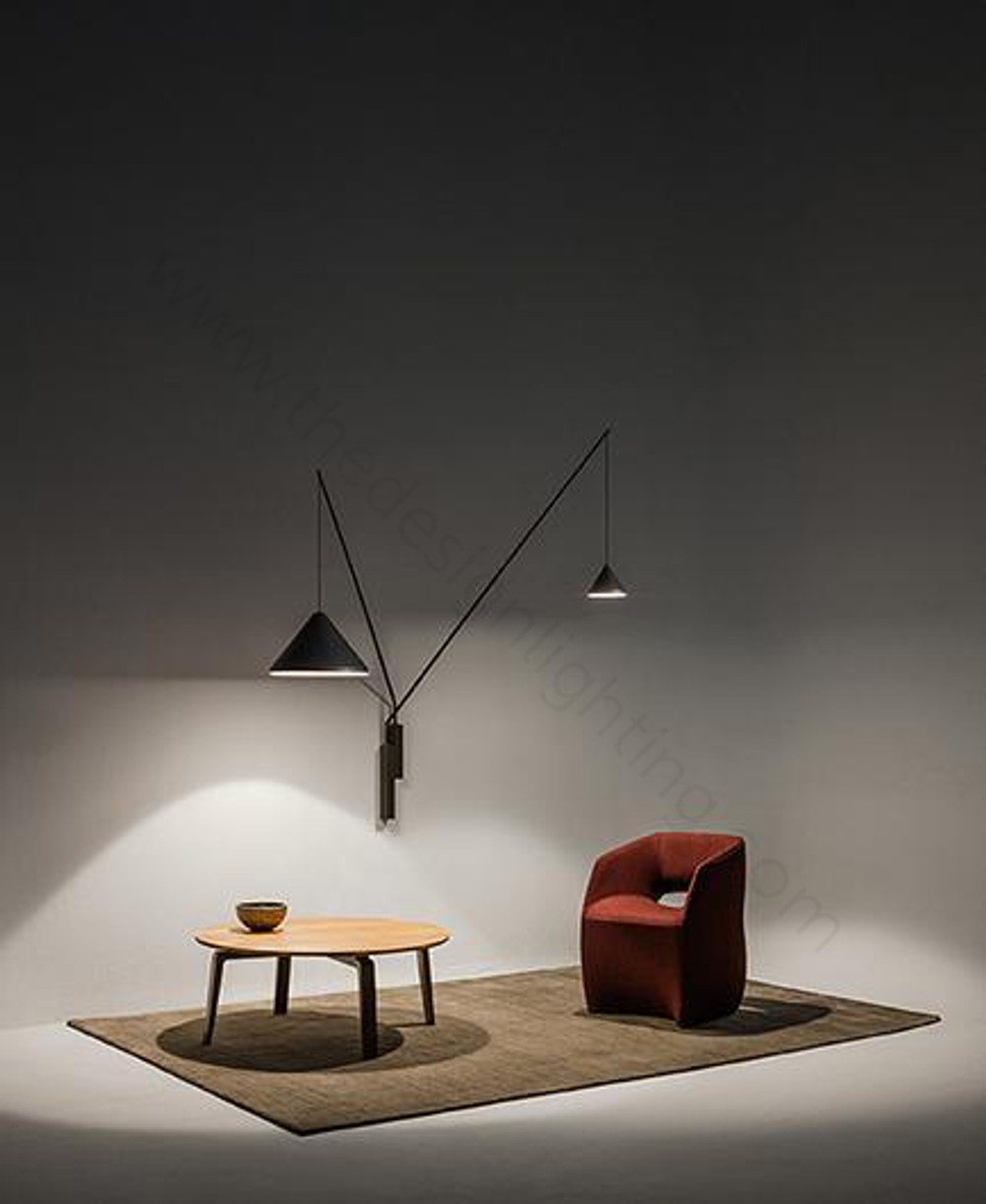 Wall design lamp  North 5635 11 /15 by Vibia (2 lampshade )