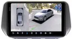 Магнитола для Hyundai Santa Fe 4 2018-2020 - FarCar BX1124M-360 монитор 10.36" 2K QLED на Android 13, Быстрая, CarPlay, 4G SIM-слот, 4 камеры в комплекте