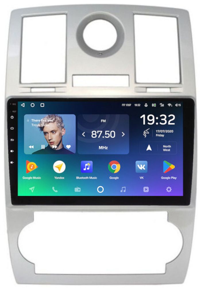 Магнитола для Chrysler 300C 2004-2007 (дорестайл) - Teyes CC2 PLUS монитор 9" QLED, Android 10, Быстрая, SIM-слот