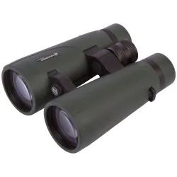 Бинокль Bresser Pirsch 8x56 - вид слева под углом, зеленый корпус