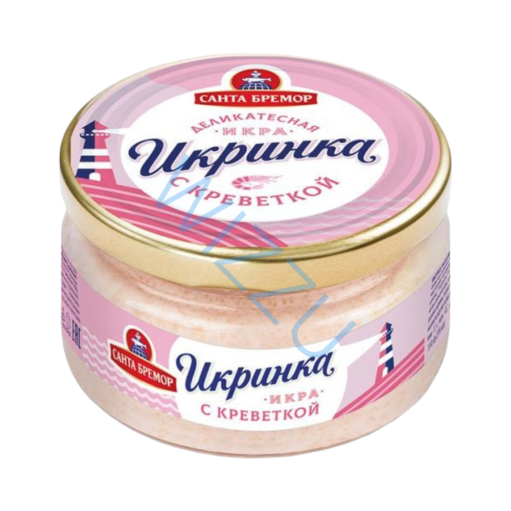 Икра деликатесная Икринка с креветкой 160г