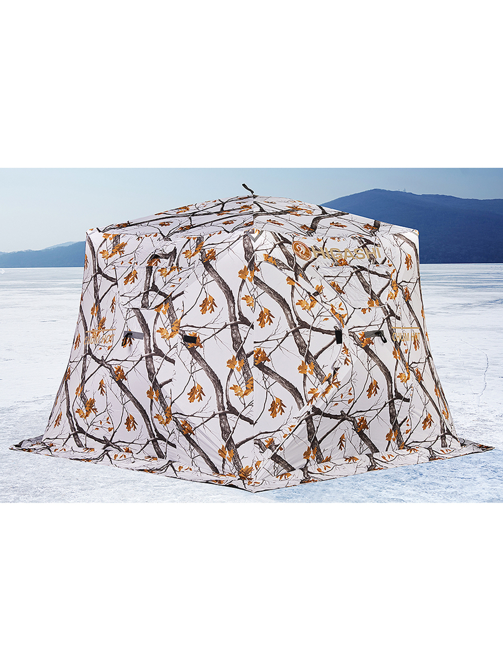 Палатка для зимней рыбалки HIGASHI Winter Camo Yurta Hot