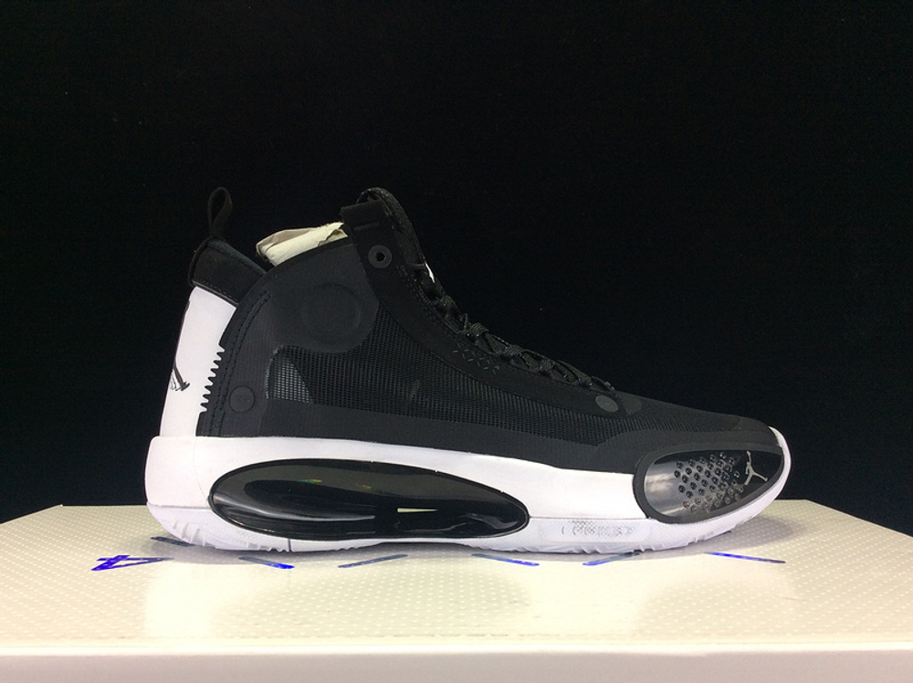 AIR JORDAN 34 ECLIPSE BLACK-METALLIC SILVER