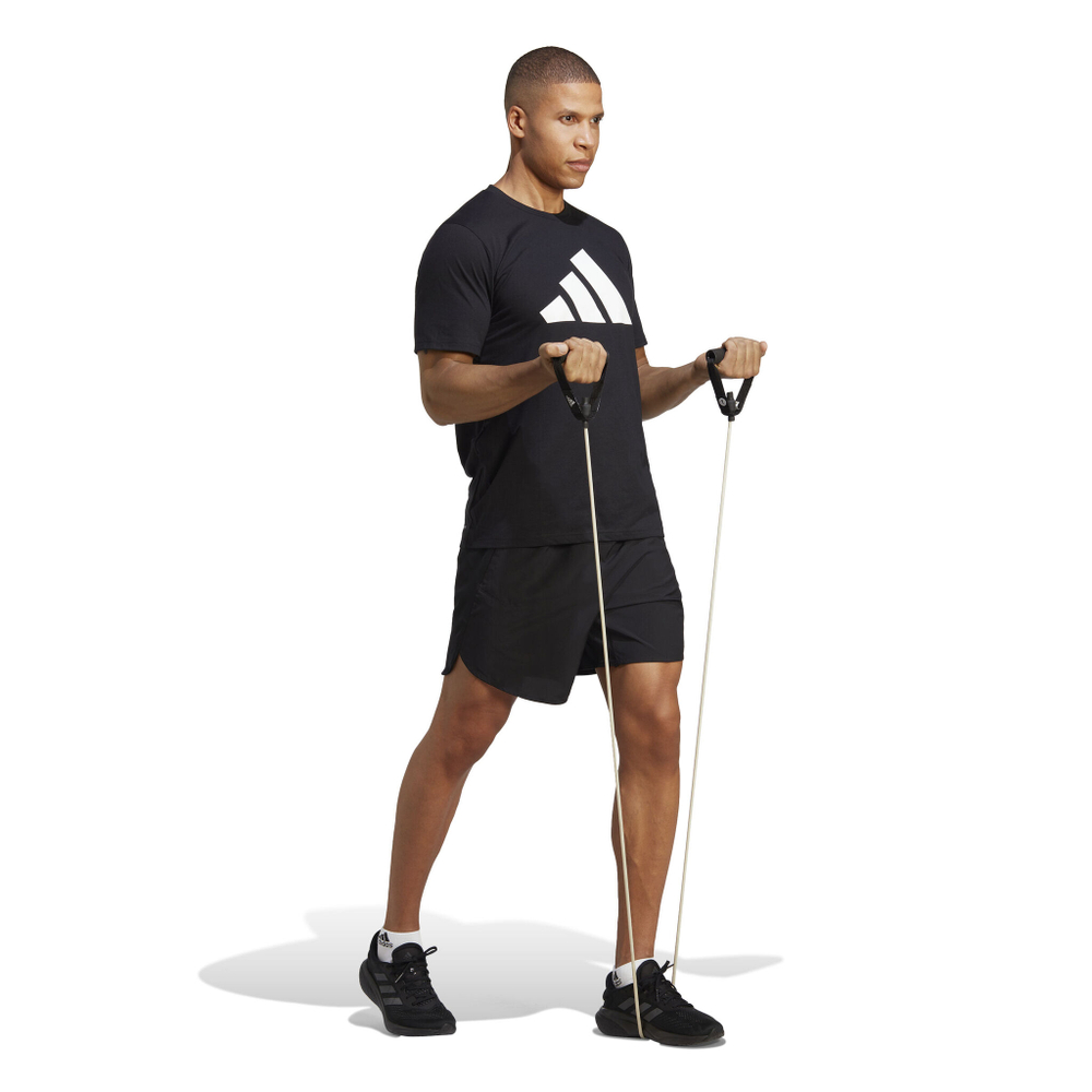 Мужское теннисное поло adidas Training Essential Feel Ready Logo T-Shirt Men - Black, White