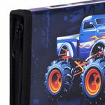 Пенал ПИФАГОР, 1 отделение, ламинированный картон, 19х11 см, "MONSTER TRUCK", 229147