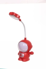 Светильник настольный «Cosmo-Привет с другой планеты» LED 21*9*7см USB 5v 3w, Красный