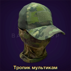 Тактическая сетчатая кепка с велкро (TM-613)