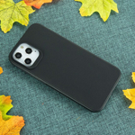 Чехол для iPhone 12 Pro Max черный силиконовый с защитой камеры, 012424 Черный