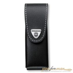 Чехол Victorinox для 111мм толщина 4-6 ур кожа поворот черный (4.0524.31)