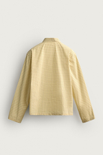 РУБАШКА RELAXED FIT В КЛЕТКУ С ПРИНТОМ — ZARA