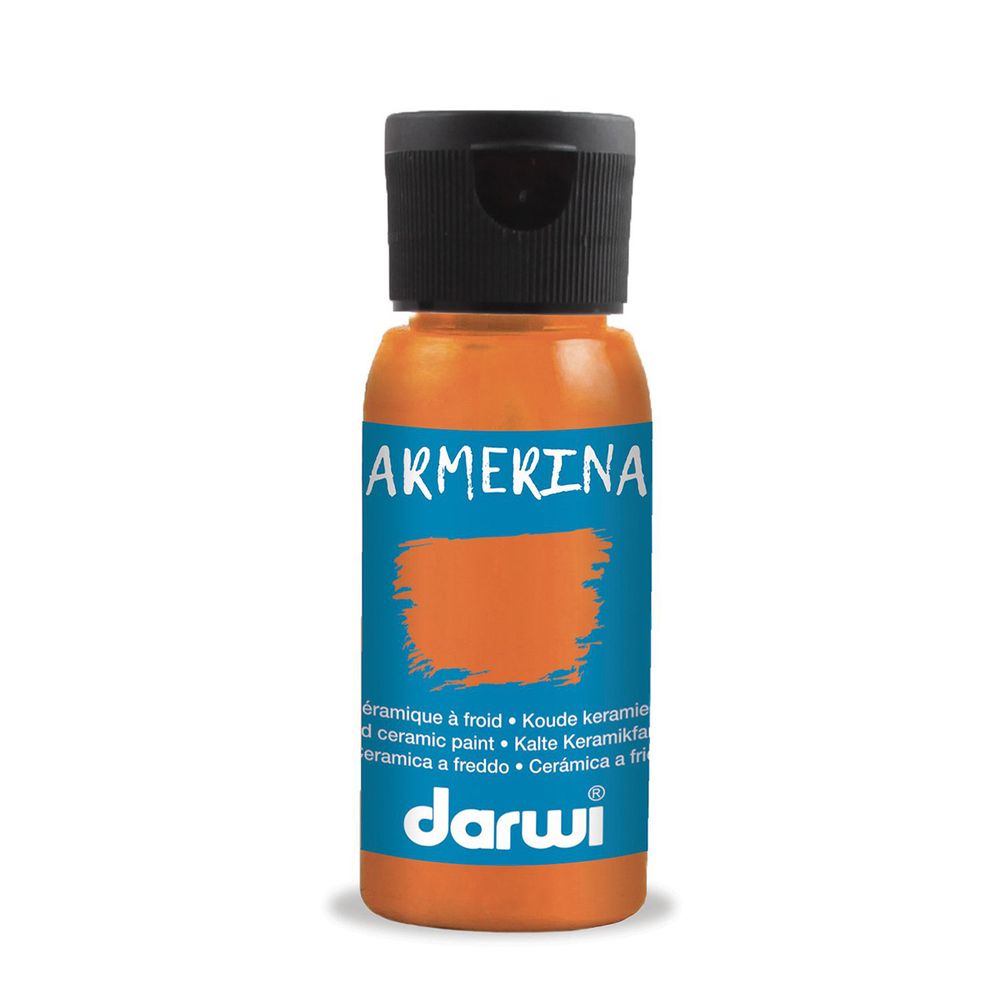 Краска для керамики Darwi Armerina, 50мл, 752 оранжевый