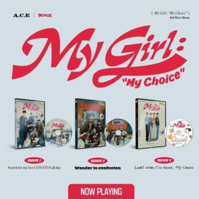Альбом A.C.E - MY GIRL : MY CHOICE 6th Mini Album 3 Version SET