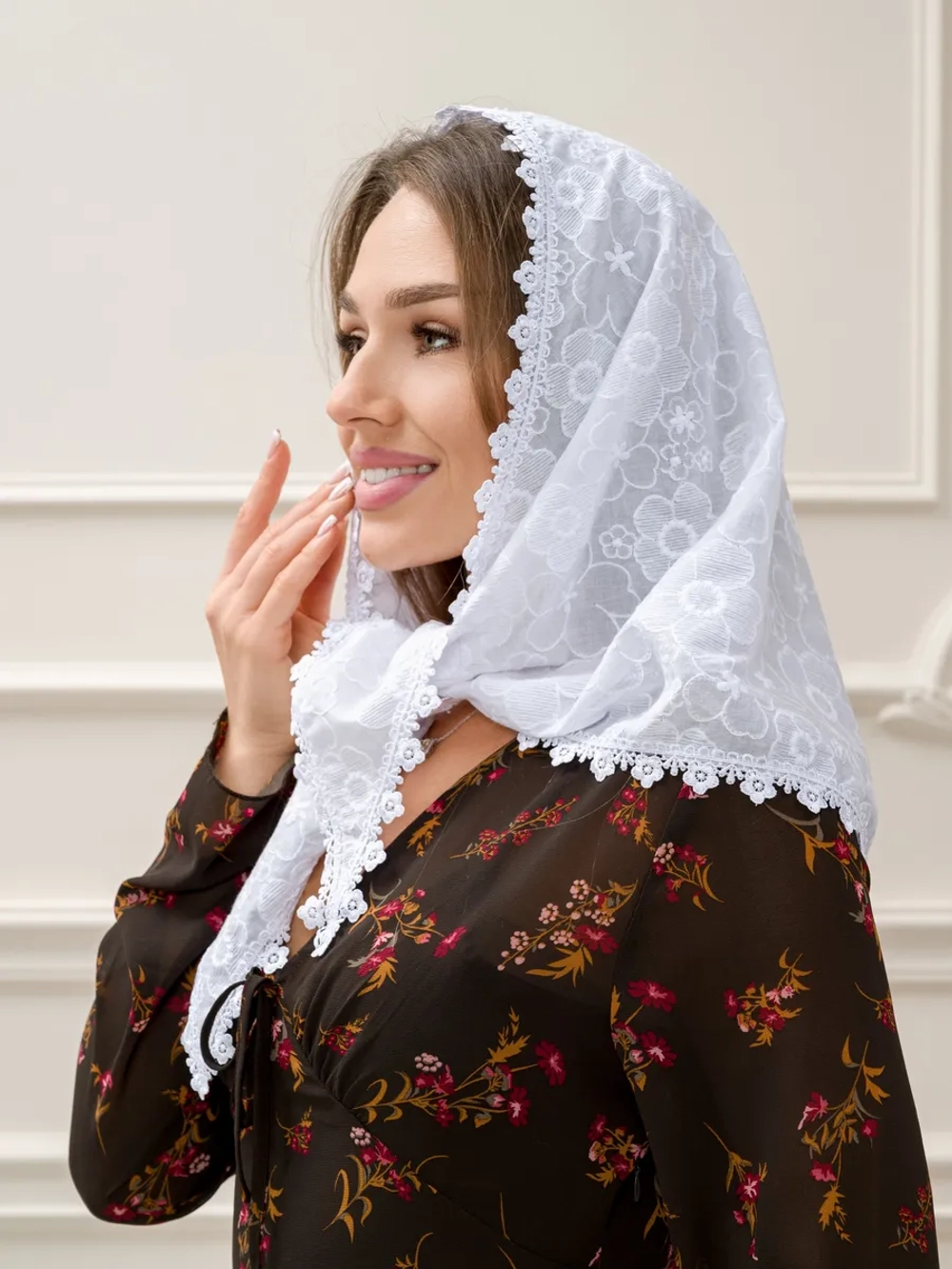 Церковный платок на голову для Храма