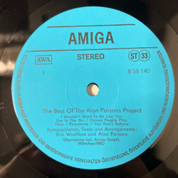 Винтажная виниловая пластинка LP The Alan Parsons Project, The Best Of The Alan Parsons Project (ГДР 1986)