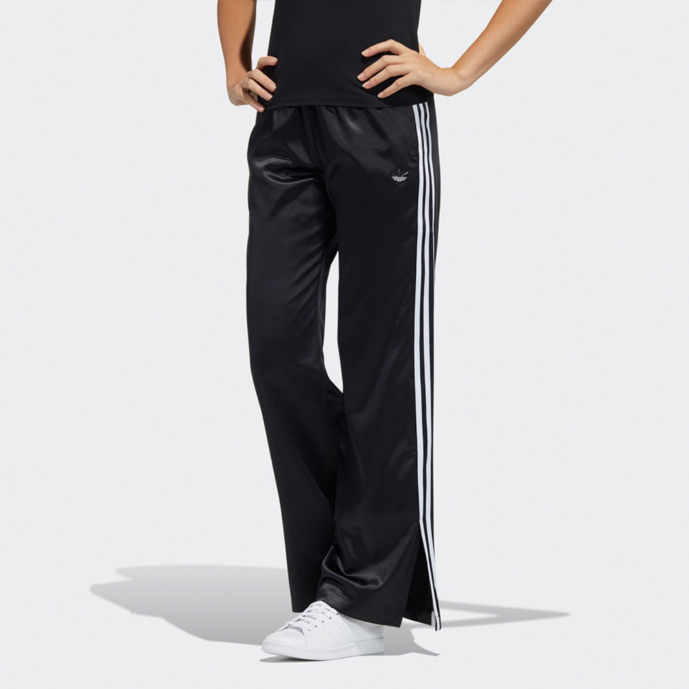 Брюки Adidas спортивные женские (атлас), черн.
