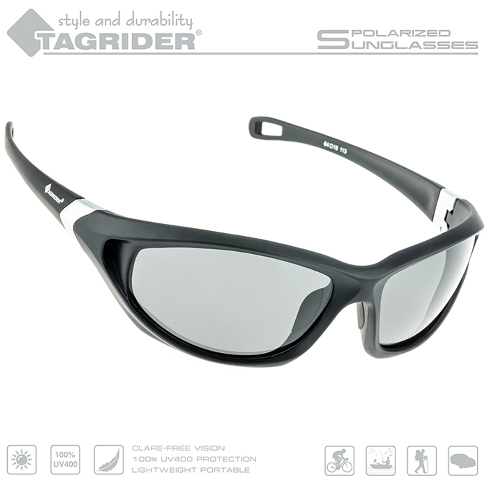 Очки поляризационные Tagrider в чехле N27-2 Gray
