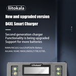 Зарядное устройство LiitoKala Lii-D4XL, для аккумуляторов Li-ion 21700/18650/14500 и других