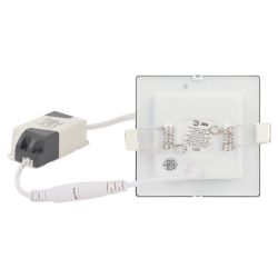 Светильник светодиодный встраиваемый Даунлайт ЭРА LED 2-3-4K Slim панель 3Вт 4000К квадрат | Downlight