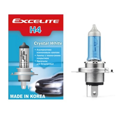 Лампа H4 60/55W 12V CW P43t Excelite 1шт холодный свет