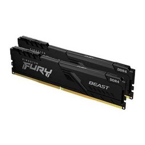 Модуль памяти DIMM DDR4 16Gb, 2x8Gb, 3200Mhz, Kingston FURY Beast (KF432C16BBK2/16)