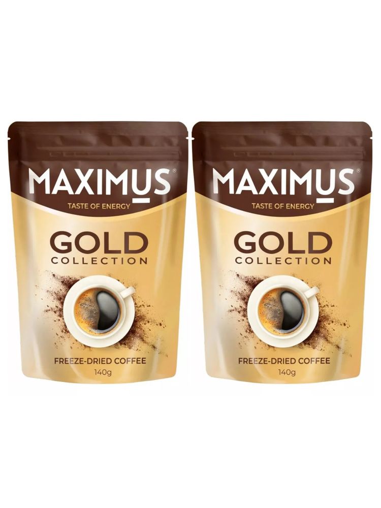 Кофе растворимый Maximus Gold 140 г x 2 шт