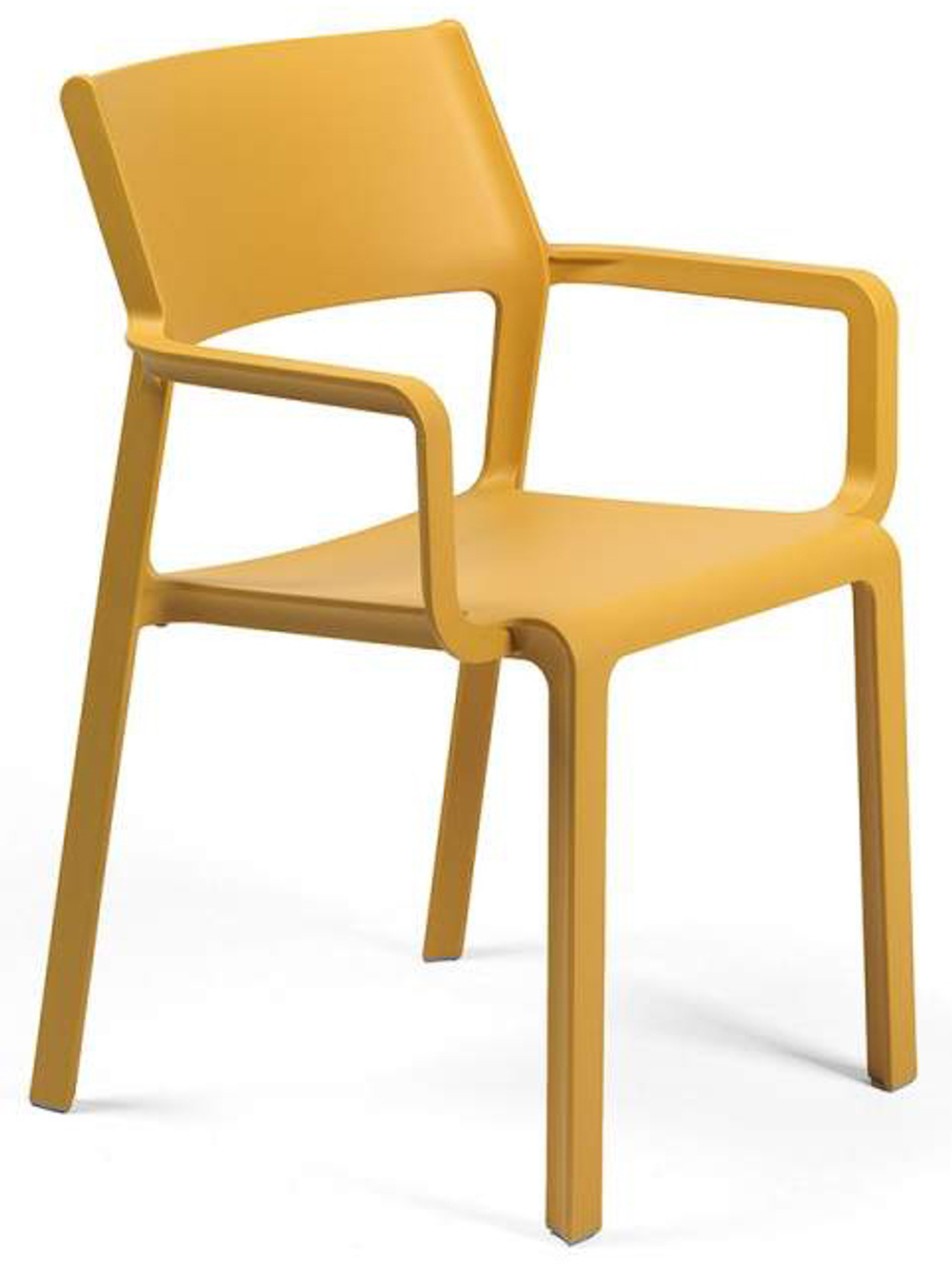 Кресло пластиковое Nardi Trill Armchair, горчичный