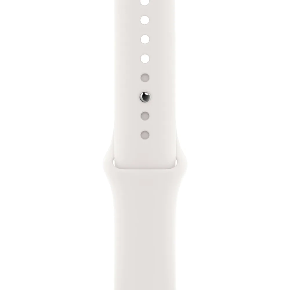 Умные часы Apple Watch Series 8 GPS, 45mm, Aluminium Case with Sport Band S/M, Silver (Серебристый)
