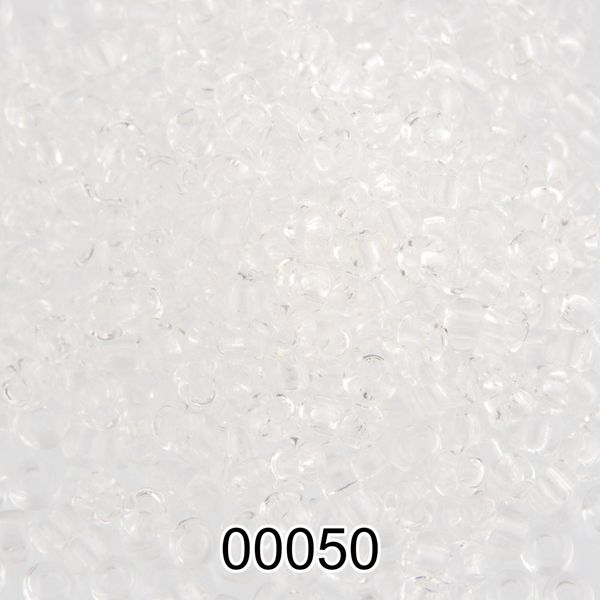 Бисер Preciosa 10/0 (2.3 мм), 500 г, 00050 (Ф088) прозрачный