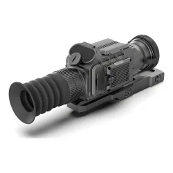 Прицел тепловизионный LZIRTEK Perun 350 x3.8/7.6/15.2, 384x288, D50 - вид сзади слева с наглазником
