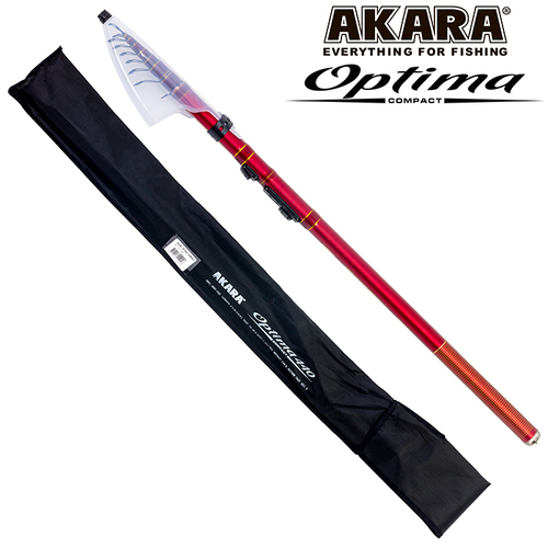 Удилище телескоп угольное с/с Akara Optima compact TX30 (10-30) 5,0 м