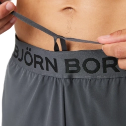 Мужские теннисные шорты Björn Borg Short - asphalt