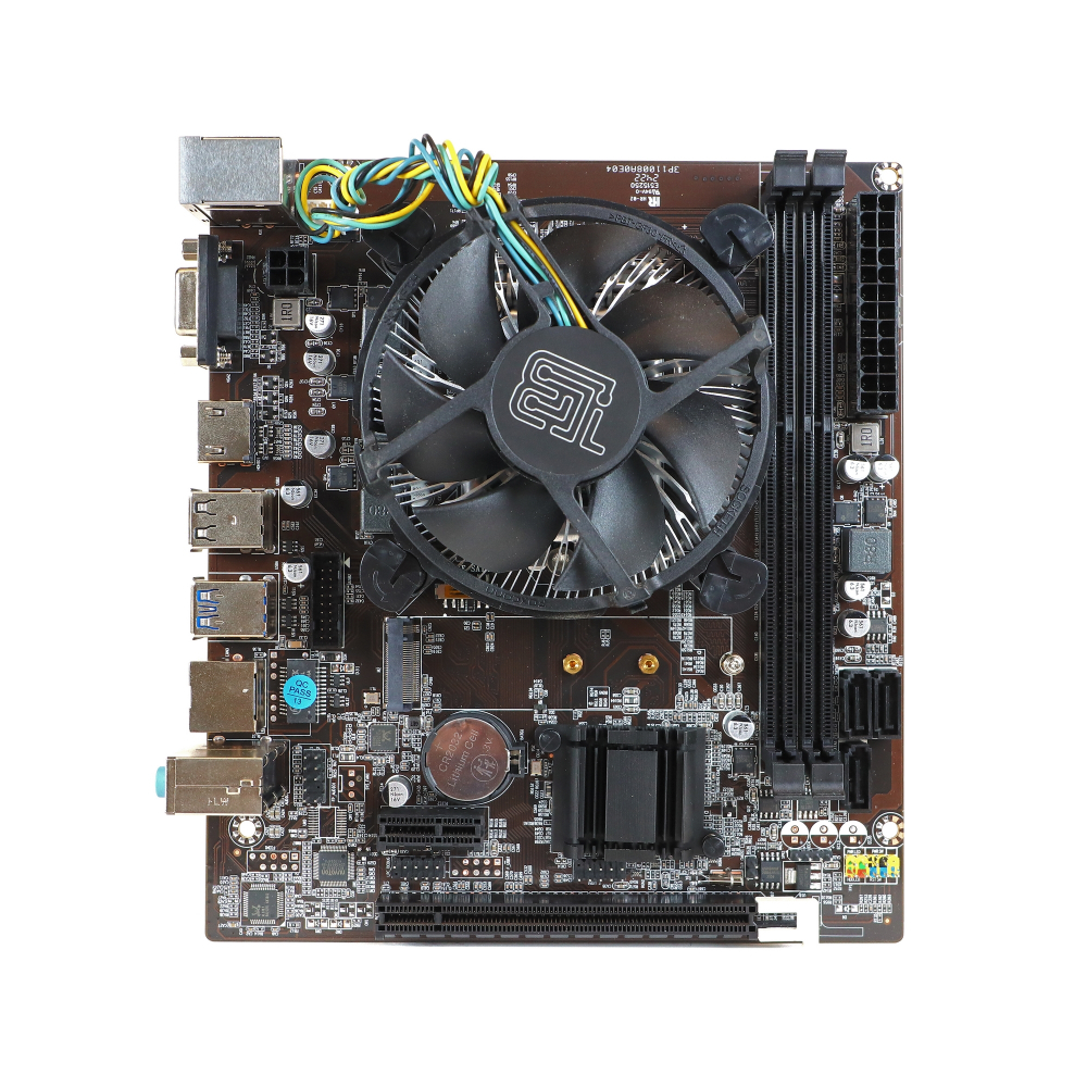 Материнская плата с процессором BaseTech H81M, Socket1150, i3-4160, mATX, Retail, Socket1150, Intel HD Graphics 4400, 2xDDR3, PCIe3.0, 1xM.2, GLAN, PS2, 6xUSB2, 4xUSB3, VGA, HDMI, кулер CPU (BT-H81M-4160)