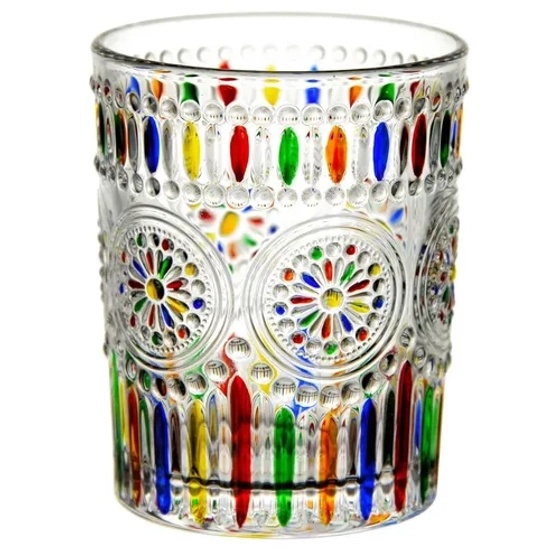 Стакан Олд Фэшн 290 мл Mosaic Stripes декор d 7,7 см h9,8 см "UTOPIA" P.L.- Barbossa [6]