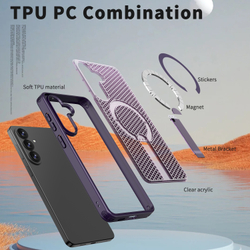 Прозрачный чехол Mesh Pro Magnetic Case для Samsung Galaxy S26+