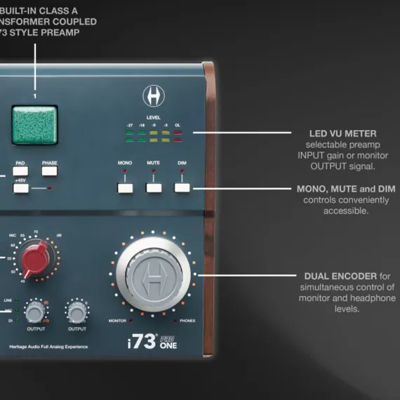 Heritage Audio i73 PRO One Blue