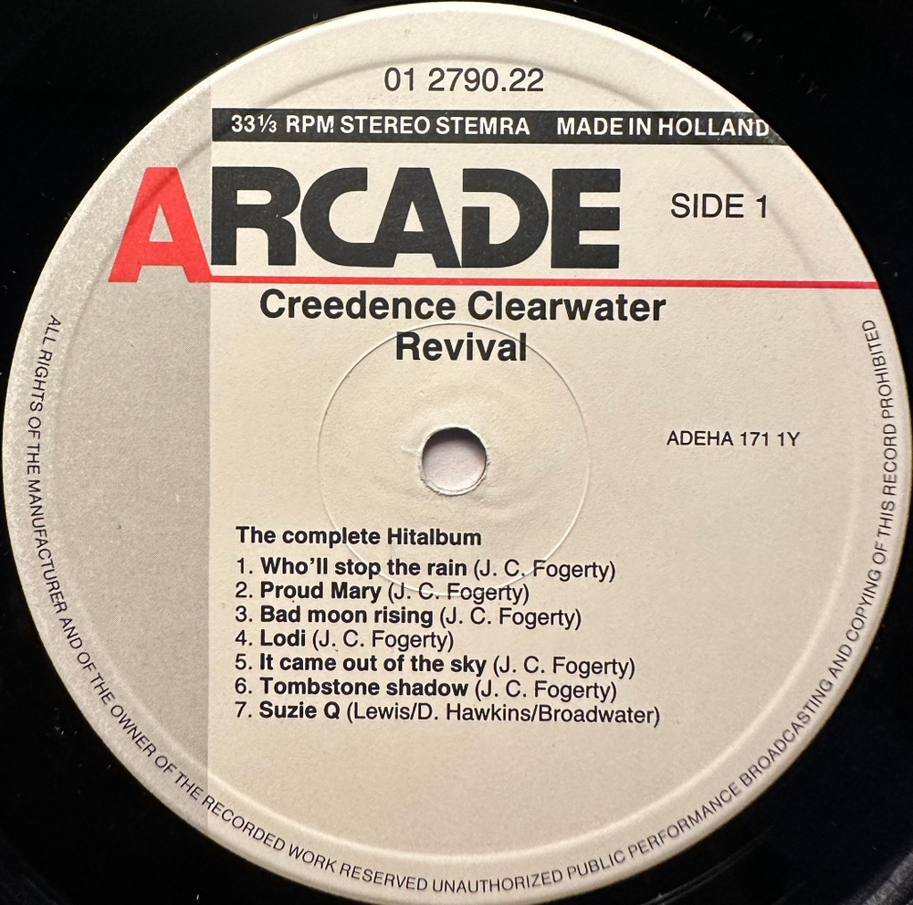 Creedence Clearwater Revival - The Complete Hit-Album 2LP (Голландия 1987г.)