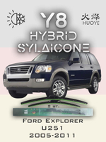 Щетки стеклоочистителя HUOYE Y8 525/525 мм на Ford Explorer | Hook/J-Hook