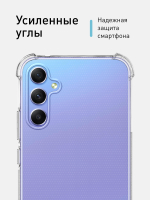 Чехол ROSCO для Samsung Galaxy A34;Samsung Galaxy A34 5G (арт. SS-A34-HARD-TPU-TRANSPARENT)