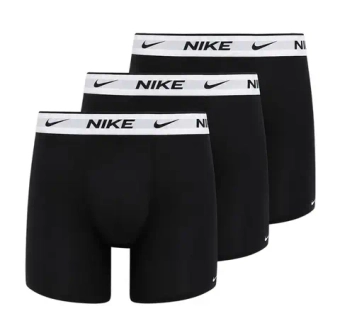 Мужские спортивные боксеры Nike Dri-Fit Essential Cotton Stretch Boxer Brief 3P - black/black/white