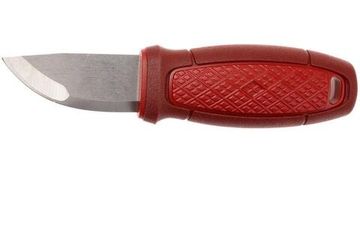 Нож Morakniv Eldris, нержавеющая сталь, цвет красный, ножны, шнурок, огниво,12630