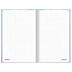 Записная книжка А5, 80л, клетка, твердая, тиснение фольгой, Staff Мрамор