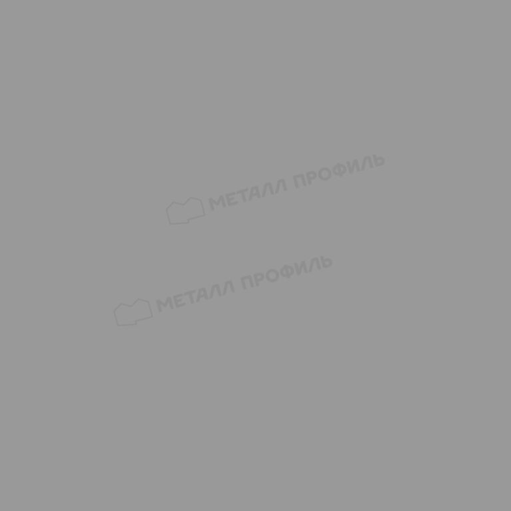 Сайдинг металлический L -Брус ХL Полиэстр 0.45мм - RALL 9006 Белый алюминий  (Заказ)