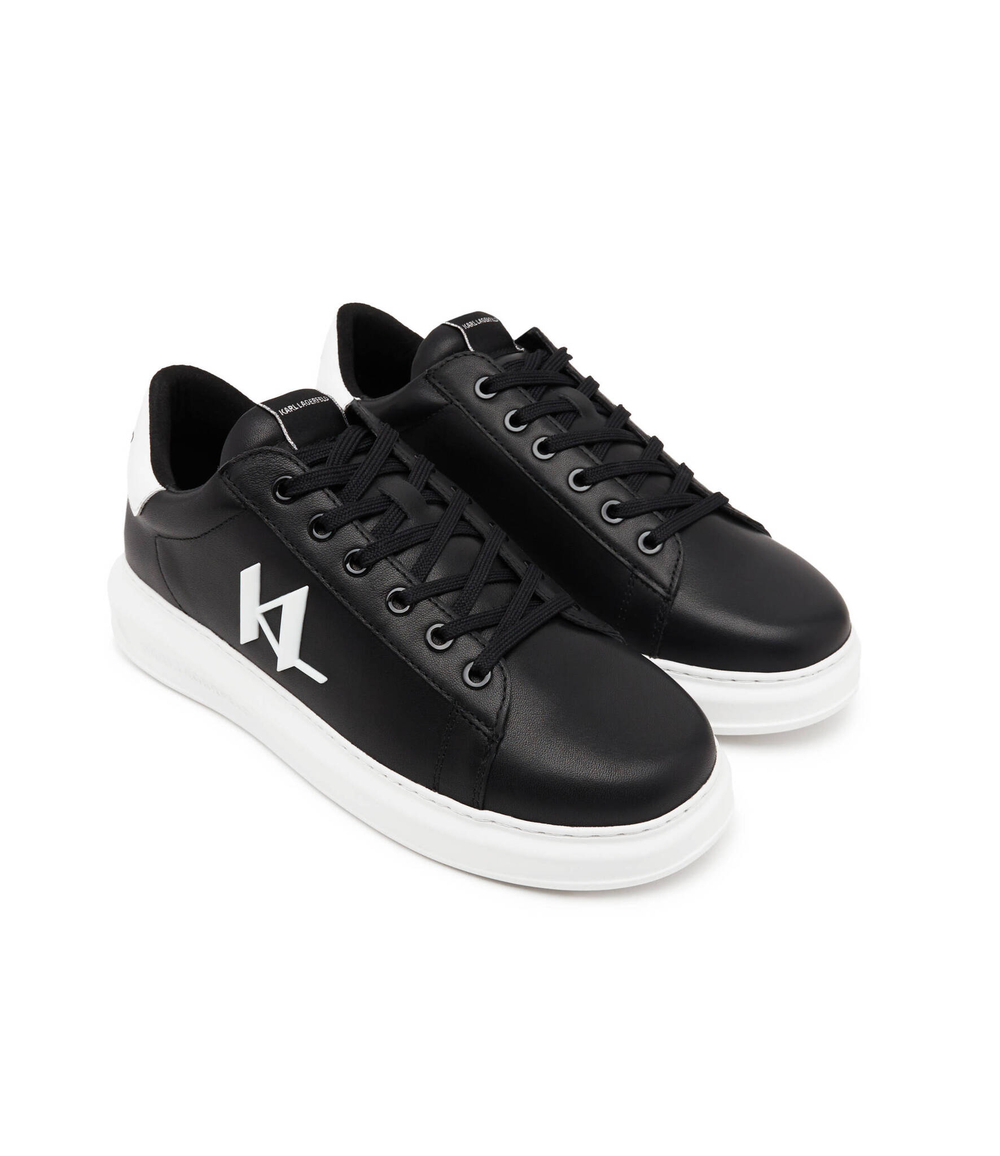 Кожаные кроссовки kapri mens monogram injekt Karl Lagerfeld - черный(KL52515A)