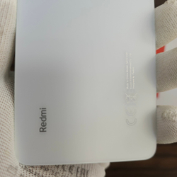 Крышка для Redmi Note 12 Pro 4G - оригинальная задняя стеклянная панель (белого цвета)