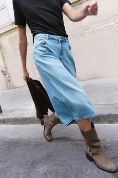 ДЛИННЫЕ ДЖИНСОВЫЕ ШОРТЫ Z1975 — ZARA